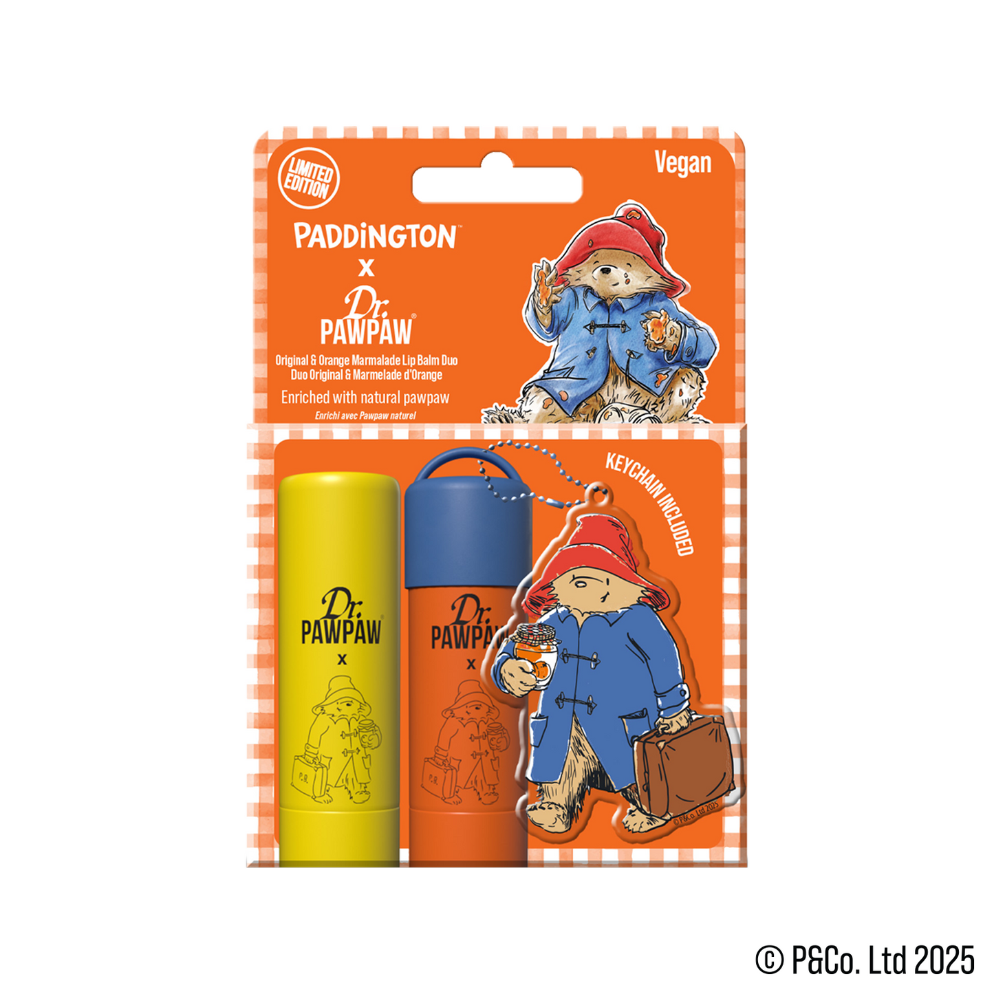 Paddington™ x Dr.PAWPAW Original & Orange Marmalade Lip Balm Duo