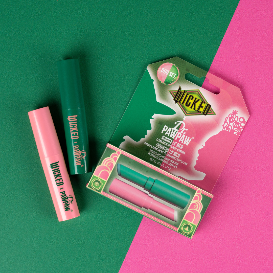 WICKED x Dr.PAWPAW Enchanting & Glimmer Lip Balm Duo (PRE-ORDER)