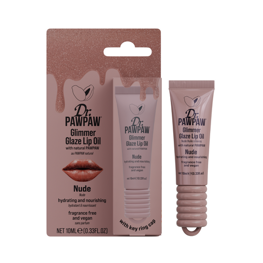 Glimmer Glaze Lip Oil - Nude