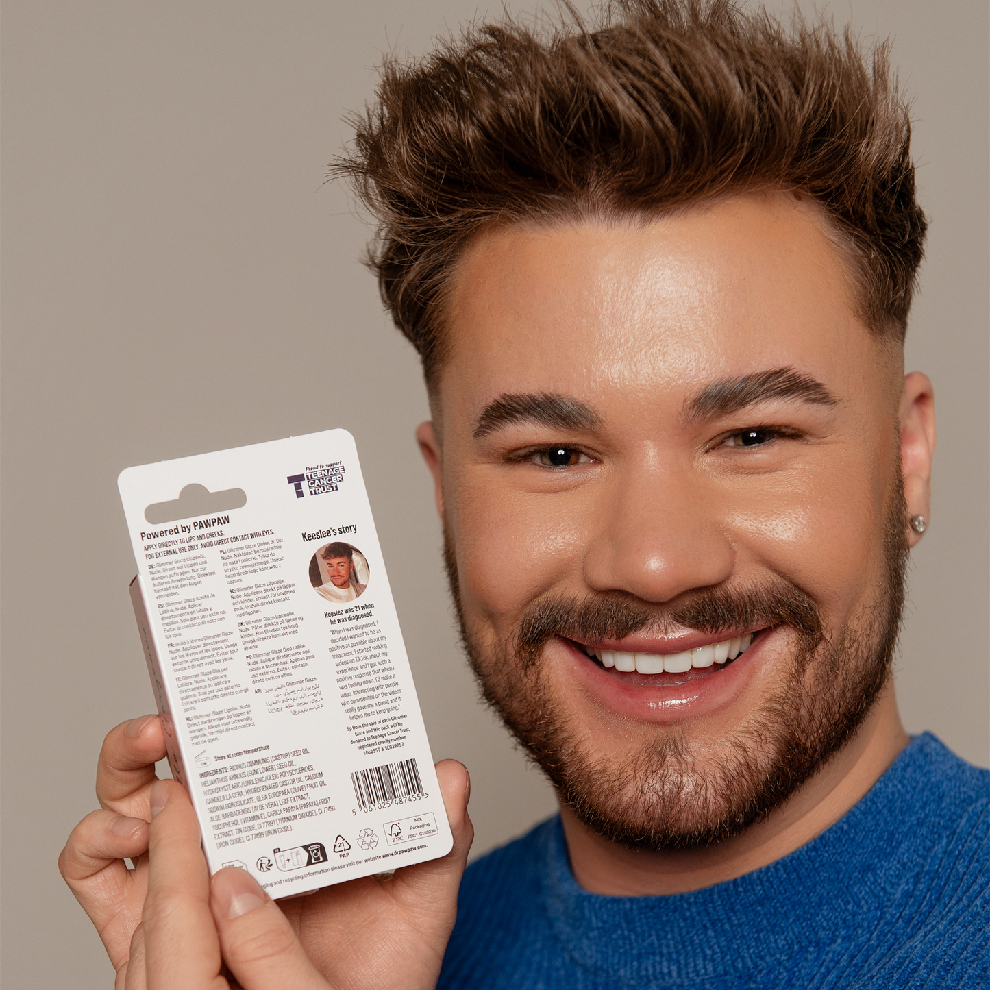 Glimmer Glaze Lip Oil - Nude