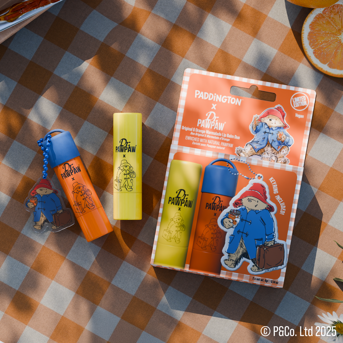 Paddington™ x Dr.PAWPAW Original & Orange Marmalade Lip Balm Duo