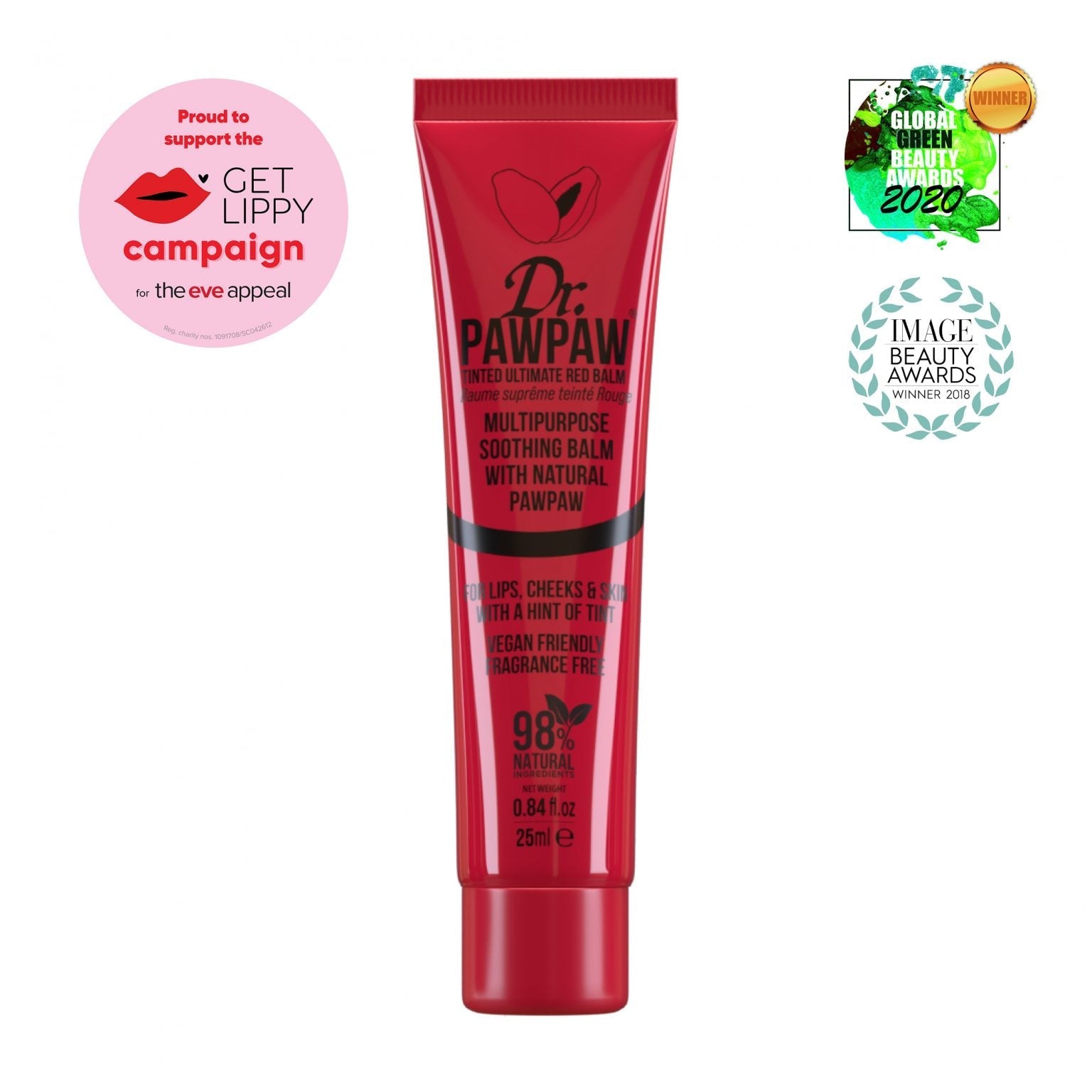 Dr.PAWPAW Tinted Ultimate Red Balm - 25ml – drpawpawus